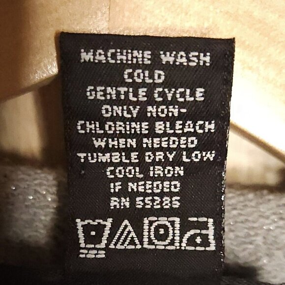 Express Silver Hooded Full Zip Sweatshirt Small - Picture 5 of 5